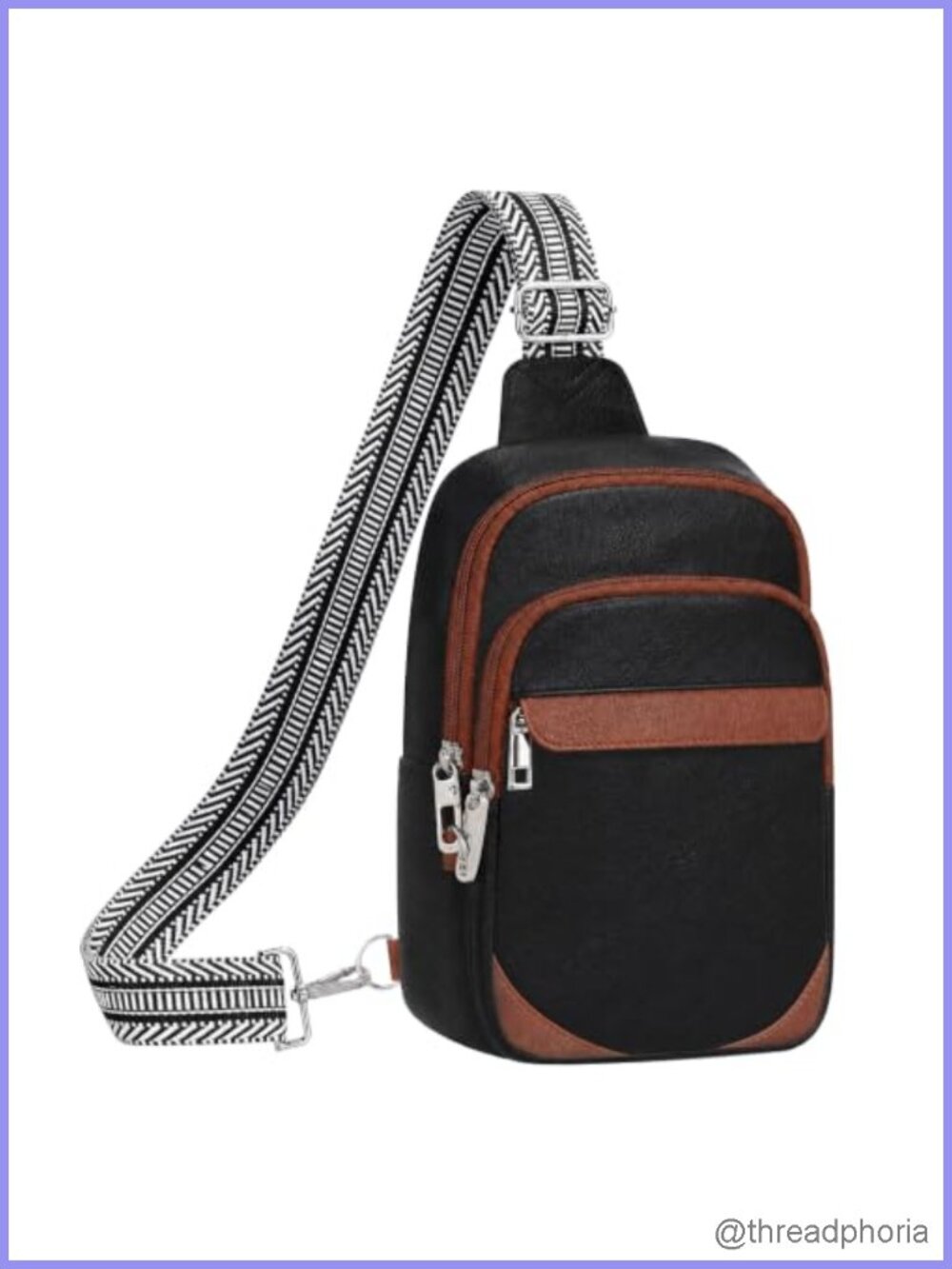 Anti Theft Crossbody Sling Bag with RFID Blocking for Travel